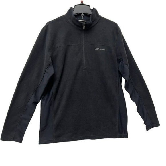 Columbia Men's Black Klamath Range II Half Zip Microfleece Pullover  Size L - Picture 6 of 13